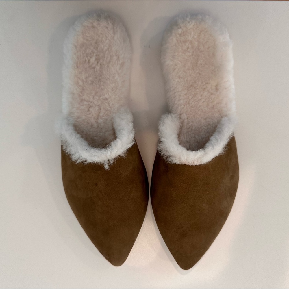 NWOT Jenni Kayne Shearling Mules